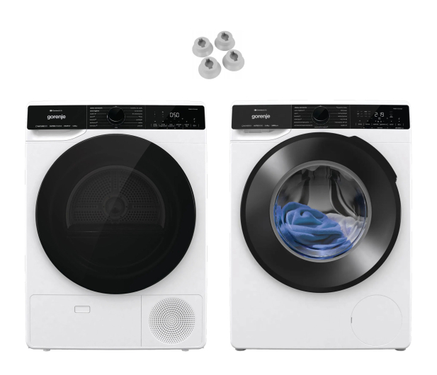 ZESTAW Gorenje Suszarka DPNA83WIFI+Pralka WPNA84A2ALWIFI+Nóżki AW012 - 1551515 - zdjęcie